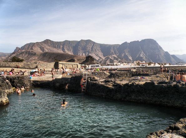 Piscina natural de Agaete en Gran Canarias